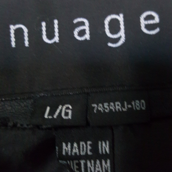 Faux leather Nuage casual black fall jacket - Picture 3 of 3